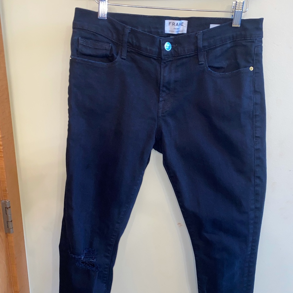 Frame black denim jeans